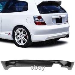 SASA 2x Combo for 02-05 Honda Civic Si EP3 3dr PU AW Front +TR Rear Bumper Lip