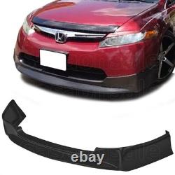 SASA Made for 2006-2008 Honda Civic Si 4dr Bumper MU PU Front Lip Splitter