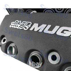 SET of MUGEN Racing Rocker Engine Valve Cover +Oil Cap For Honda Civic VTEC SOHC