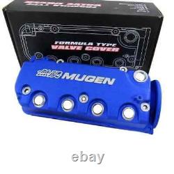 SOHC VTEC D16Y8 D16Y7 Blue For Honda Civic Car Engine Valve Cover Mugen Style