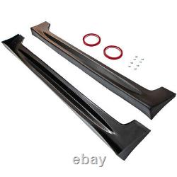 Set Of 2 Side Skirts Mugen RR Style For Honda Civic 4 Door Sedan 2006-2011