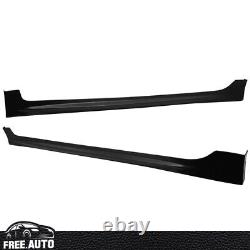 Side Skirts For 06-11 Honda Civic 2-Door Mugen Style Pair Left & Right Side PU