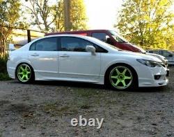 Side Skirts For Honda Civic 4D Sedan 8th Gen 2006-2012 Mugen Style Body Kit New