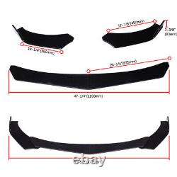 Side Skirts Panel Front Bumper Lip Body Kit For Honda Civic Mugen PU MU 06-11