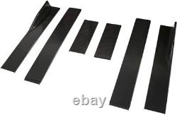 Side Skirts Panel Front Bumper Lip Body Kit For Honda Civic Mugen PU MU 06-11