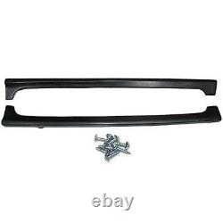 Side Skirts Rocker Panels Black For Honda Civic 9th 4-Door 2012 2013 2014 2015