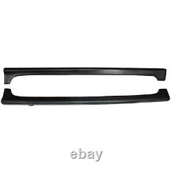 Side Skirts Rocker Panels Black For Honda Civic 9th 4-Door 2012 2013 2014 2015