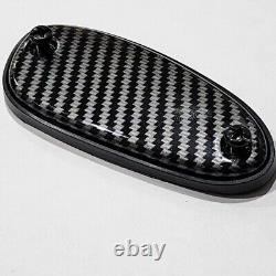 Silver Oil Cap & Carbon Fiber Look Antenna Cover For 96-00 Honda CIVIC Mugen Si