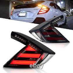 Smoke Tail Lights For Honda Civic Hatchback 2017-2021 Mugen FK7 FK8 Rear Lamps