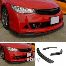 Spoiler Lip Chin For Honda Civic FD2 06-2011 Mugen Front Bumper Dry Carbon Fiber