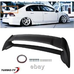 Suit For 2006-2010 Honda Civic 4 Door Unfinished ABS plastic Trunk Wing Spoiler