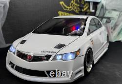 TC122 1/10 Honda Civic FD2 MUGEN Body Shell Working Headlights