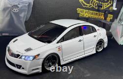 TC122 1/10 Honda Civic FD2 MUGEN Body Shell Working Headlights