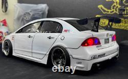 TC122 1/10 Honda Civic FD2 MUGEN Body Shell Working Headlights