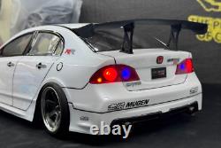 TC122 1/10 Honda Civic FD2 MUGEN Body Shell Working Headlights