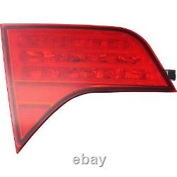 Tail Lights Set For 2006-2008 Honda Civic LH RH Inner Outer Clear/Red Halogen