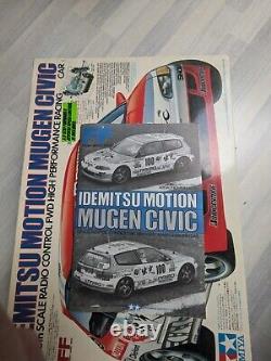 Tamiya 58121 Honda Idemtsu Motion Mugen Civic FF01 (Vinted Vtec150)