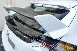 Type-R Style PRIMER BLACK Rear Lid Wing Spoiler For 16-Up Honda Civic Hatchback