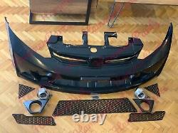 USDM Only Honda Civic Sedan 4Dr Mugen Style Fits 12-14 Front Bumper Conversion