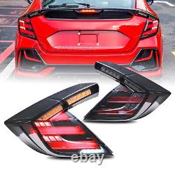 Used Clear Tail Lights For Honda Civic Hatchback 2017-2021 Mugen FK7 FK8 Rear