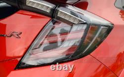 Used Clear Tail Lights For Honda Civic Hatchback 2017-2021 Mugen FK7 FK8 Rear