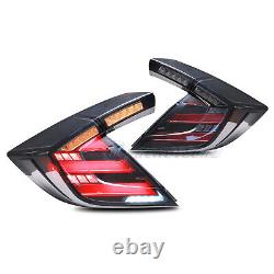 Used Clear Tail Lights For Honda Civic Hatchback 2017-2021 Mugen FK7 FK8 Rear