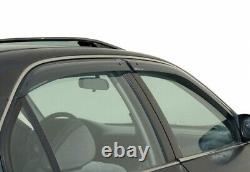 WellVisors For 96-00 Honda Civic 4Dr Premium Series Side Window Visors Deflector