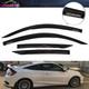 Window Visor Fits 16-20 Honda Civic Coupe Mugen Style Rain Guard 4pcs With Mugen