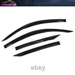 Window Visor Fits 16-20 Honda Civic Coupe Mugen Style Rain Guard 4PCS with Mugen