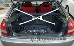 X-Bar Bar Rear Crossbar for 96-00 Honda Civic 3dr EK Typer-R Spoon Mugen Cusco